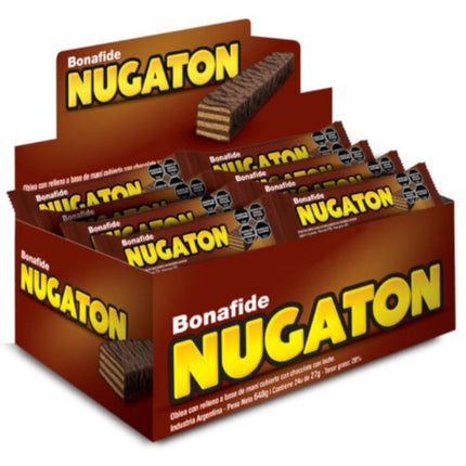 Nugaton Milk Chocolate Wafer 27 g / 0.95 oz (Pack of 6)