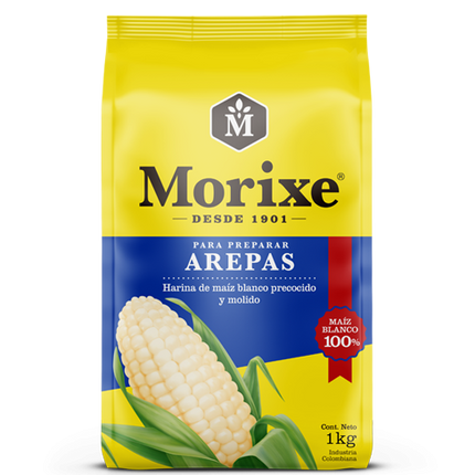 Morixe White Corn Flour, 1 kg / 35.27 oz