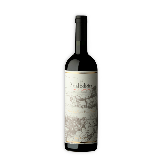 Saint Felicien Vino Cabernet Sauvignon 750 ml – vino argentino premium de Mendoza con notas de cassis, especias y final elegante
