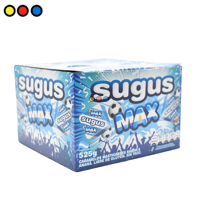 Caramelos Sugus Max Sabor Anana,  525 g / 18,51 oz (Caja de 70 unidades)