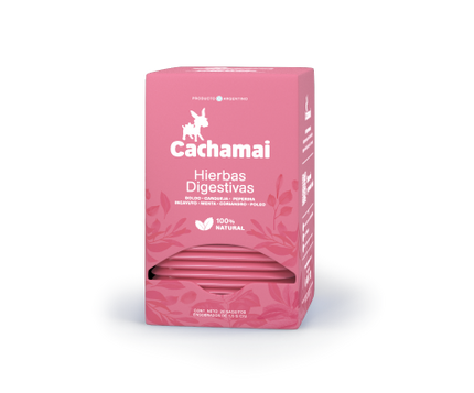 Cachamai Digestive Herbs Tea, 1.5 g / 0.05 oz (Box of 20 tea bags)