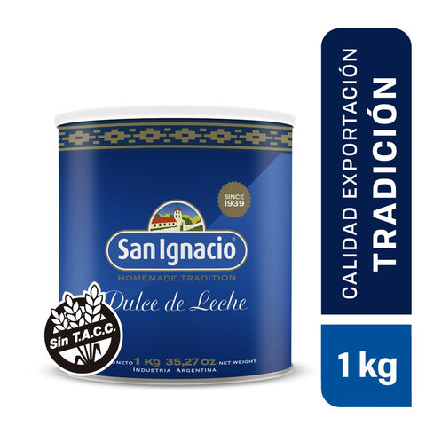 Dulce de Leche Tradición Sin TACC San Ignacio, 1 kg / 35,27 oz (Lata)