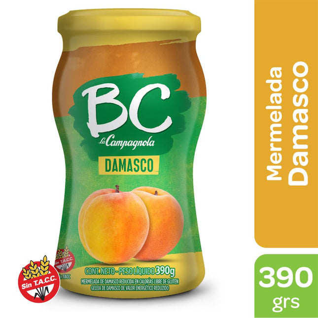 Mermelada de Damasco La Campagnola BC Sin TACC, 490 g / 17,28 oz