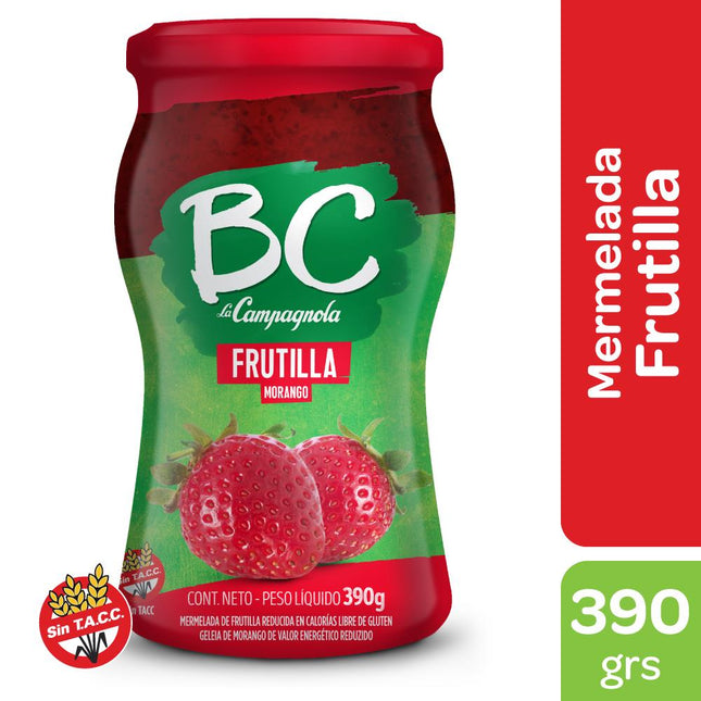 Mermelada La Campagnola BC Frutilla, 390 g
