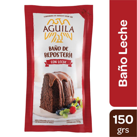 Aguila Milk Chocolate Flavored Pastry Bath, 150 g / 5.29 oz (Pouch)