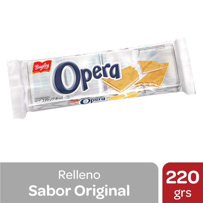 Galletitas Opera Bagley rellenas 220 g – Envio internacional