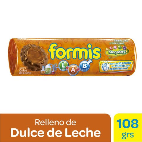 Formis cookies with Dulce de Leche flavor filling, 108 g / 3.80 oz