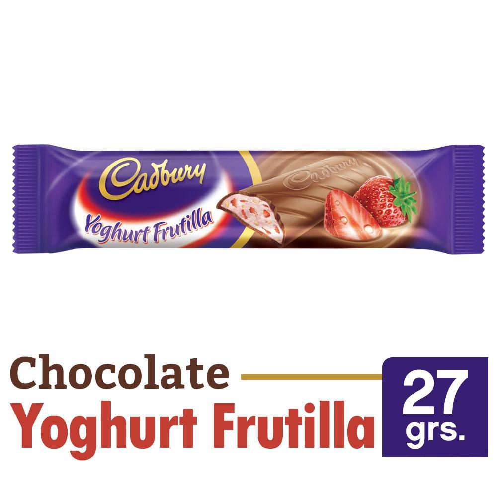 Chocolate Yoghurt Bar Strawberry Cadbury, 27 g / 0.95 oz