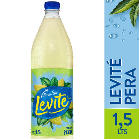 Agua saborizada Villa Del Sur Levite sabor Pera 1,5 L / 52,91 oz