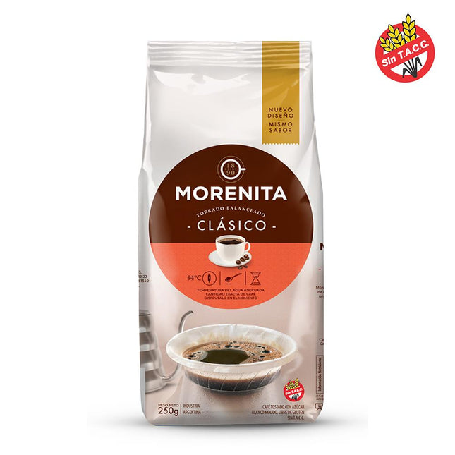 La Morenita TACC-Free Balanced Rorado Ground Coffee, 250 g / 8.81 oz