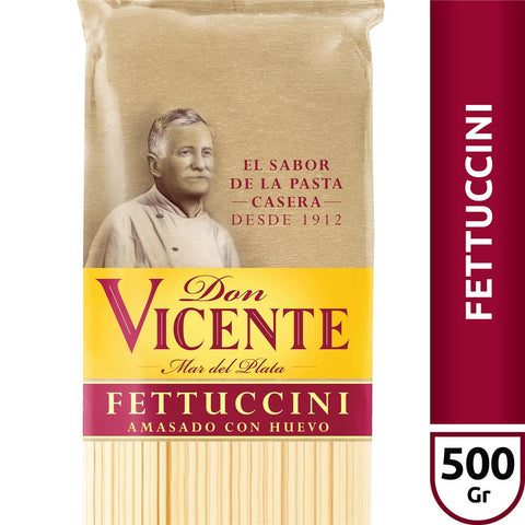 Fideos Fettuccini al Huevo Don Vicente, 500 g / 17,63 oz