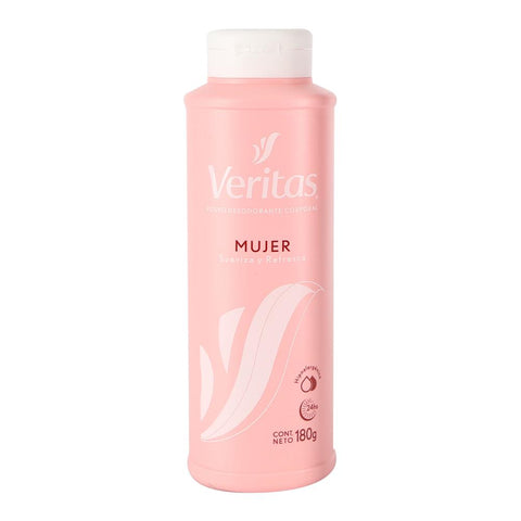 Veritas Women's Body Deodorant Powder, 180g / 6.34oz