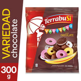 Galletitas Variedad sabor Chocolate TerrabuSi, 300 g / 10,58 oz
