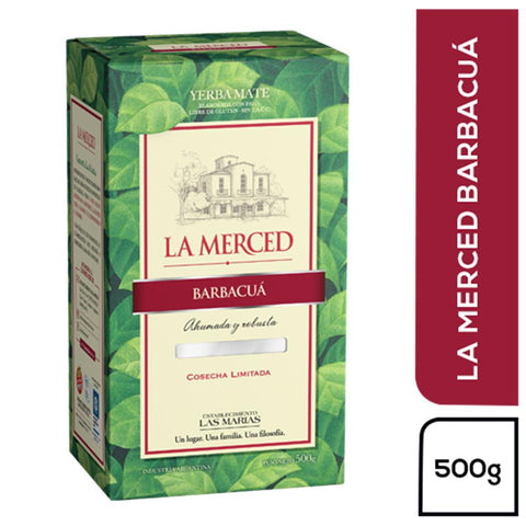 Yerba flavor Barbacuá La Merced, 500 g / 17.63 oz