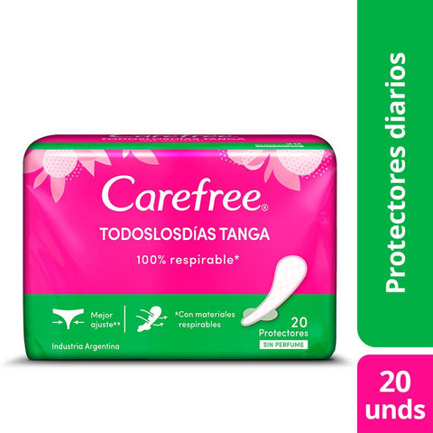 Panty liners Thong Carefree (20 units)