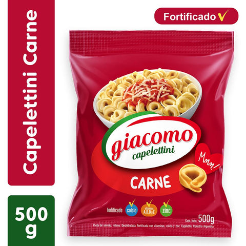 Giacomo Capelettini Noodles Meat flavor, 500 g / 17.63 oz