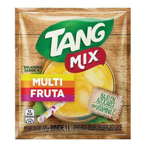 Jugo sabor Mix Multi Fruta Tang, 18 g / 1,76 oz (Caja de 20 sobres)
