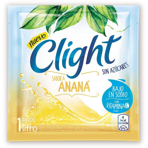 Jugo Clight sabor Ananá Sin TACC, 7 g / 0,24 oz (Caja de 20 sobres)