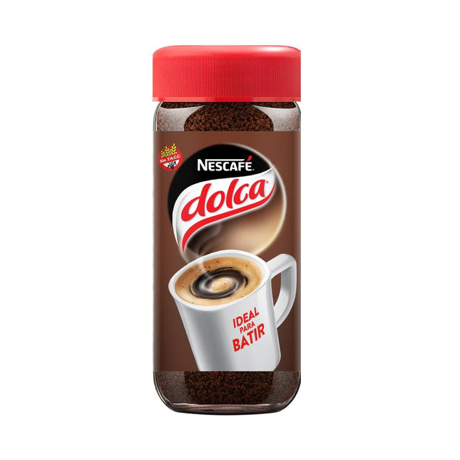 Café instantáneo Nescafé Dolca Sin TACC, 170 g / 5,99 oz (Envase de vidrio)