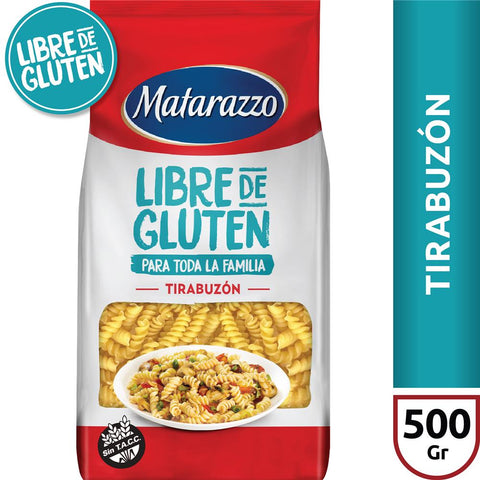 Fideos Tirabuzon Libre de Gluten Matarazzo, 500 g / 17,63 oz