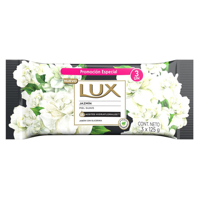 Jabón de Tocador Aroma Jazmín Lux, 125 g / 4,40 oz (Paquete de 3 unidades)