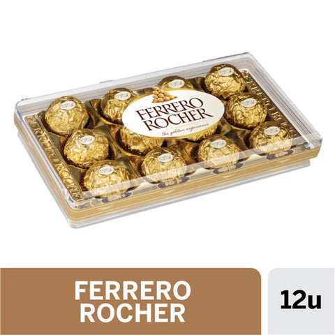 Bombones Ferrero Rocher 12,5 g / 0,44 oz (Caja de 12)