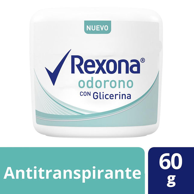 Desodorante Antitranspirante Odorono con Glicerina Rexona, 60 g / 2,11 oz