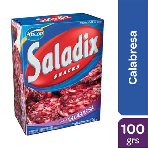 Saladix Calabrian flavor, 100 g / 3.52 oz (Pack of 3)