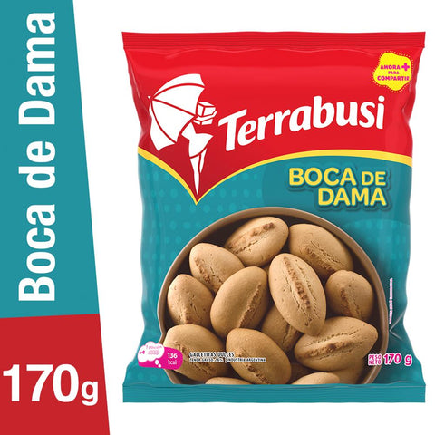 Sweet Cookie Boca de Dama Terrabusi, 170 g / 5.99 oz