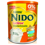 Leche en Polvo Nido Nestle FortiGrow Deslactosada, 800 g / 28,21 oz (Lata)