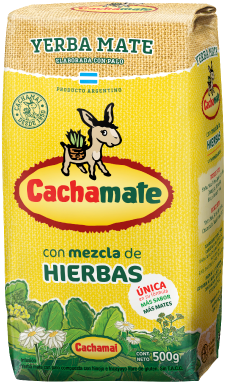 Yerba Cachamate mezcla de hierbas, 500 g / 17,63 oz (Paquete Amarillo)