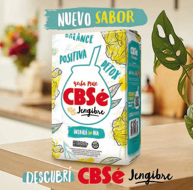 Yerba mate CBSÉ with Ginger, 500 g / 17.63 oz