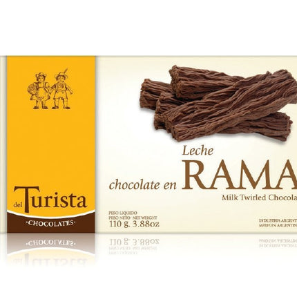 Del Turista milk chocolate, 110 g / 3.88 oz
