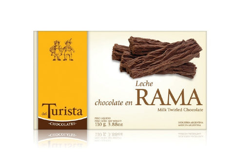 Del Turista milk chocolate, 110 g / 3.88 oz