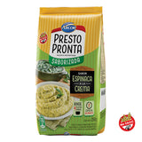 Creamy Spinach Flavor Polenta Presto Pronta Sin Tacc, 250 g / 8.81 oz