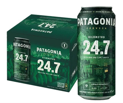 Patagonia Beer 24.7 473 ml / 99.88 oz (Pack of 6)
