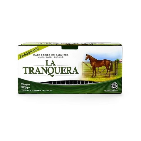 Mate Cocido La Tranquera Sin TACC 75 gr / 2,64 oz (caja de 25 saquitos)