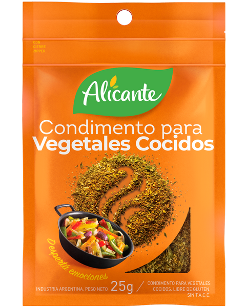 Seasoning for Cooked Vegetables Without TACC Alicante, 25 g / 0.88 oz