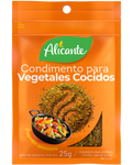 Condimento para Vegetales Cocidos Sin TACC Alicante, 25 g / 0,88 oz