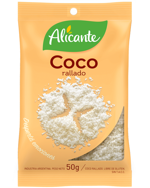 Alicante Grated Coconut, 50 g / 1.76 oz