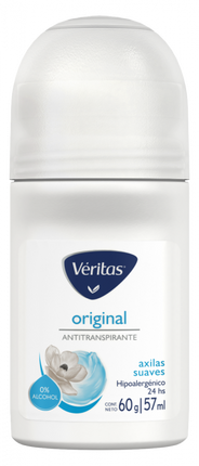 Desodorante Veritas Original Antitranspirante a Roll, 57 ml / 2,01 oz (Azul)