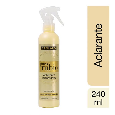 Spray Capilatis Puro Rubio Aclarante Instantaneo, 240 ml / 8,46 oz