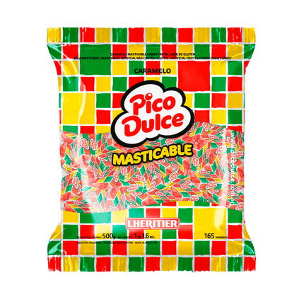 Caramelo masticable Pico Dulce, 500 g / 17,63 oz