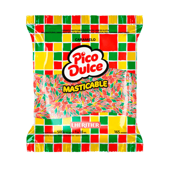 Caramelo masticable Pico Dulce, 500 g / 17,63 oz