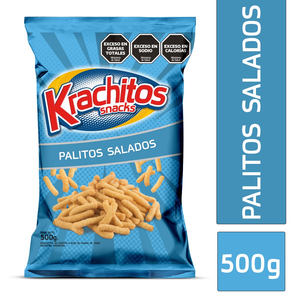 Krachitos Palitos Salados Super Bag, 800 g / 28.2 oz bag