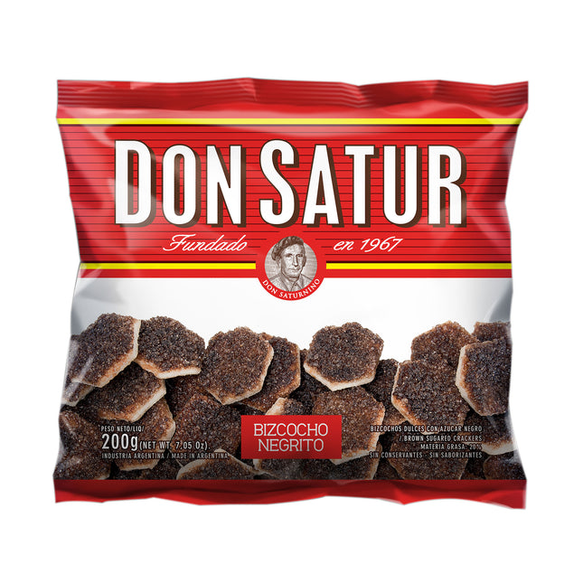 Tortita Negra Don Satur 200 g – Envio internacional
