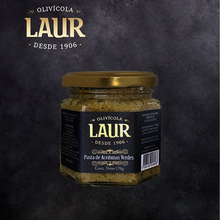 Pasta de Aceitunas Verdes Laur, 170 g / 5,99 oz