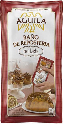 Aguila Milk Chocolate Flavored Pastry Bath, 150 g / 5.29 oz (Pouch)