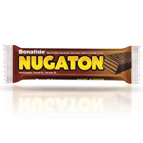 Oblea de chocolate con leche Nugaton 27 g / 0,95 oz (Paquete de 6)