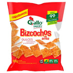 Bizcochos de Arroz Dulces Sin TACC Gallo, 100 g / 3,52 oz